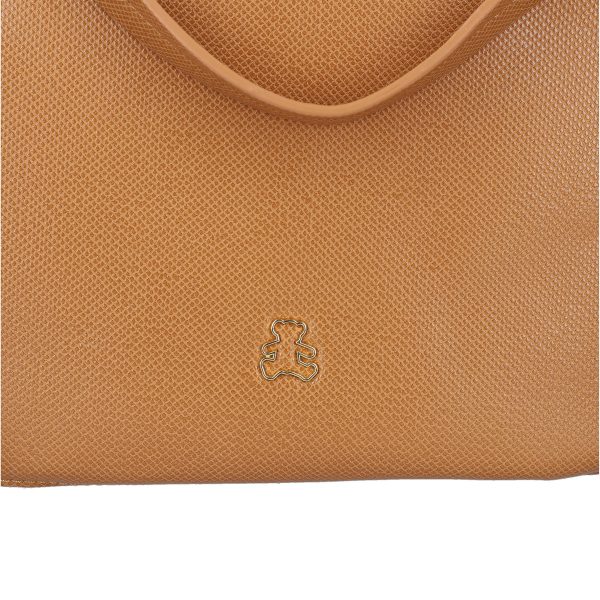 Geanta Crossbody Femei Maro Piele Eco Textura Lucioasa cu Buzunar Lateral - Lulu Castagnette BSLLCA2103114 143