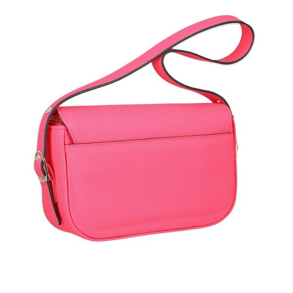 Poseta eleganta de mana femei piele eco fuchsia cu un compartiment Zoe BS1027PO2205344 142