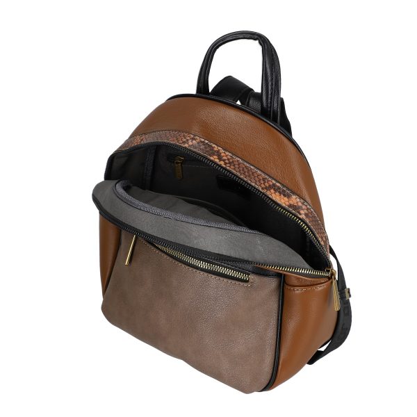 Rucsac Maro Piele Ecologica Dama Elegant cu Doua Buzunare - David Jones BS6813DJRU2208007 142