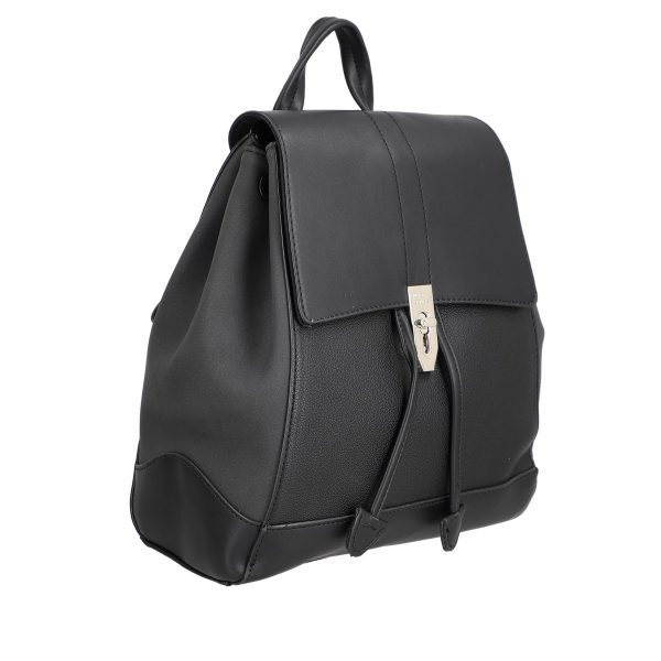 Rucsac cu Snur Damă Piele Ecologică Negru Inchidere - David Jones BS6516RUDJ2208404 144