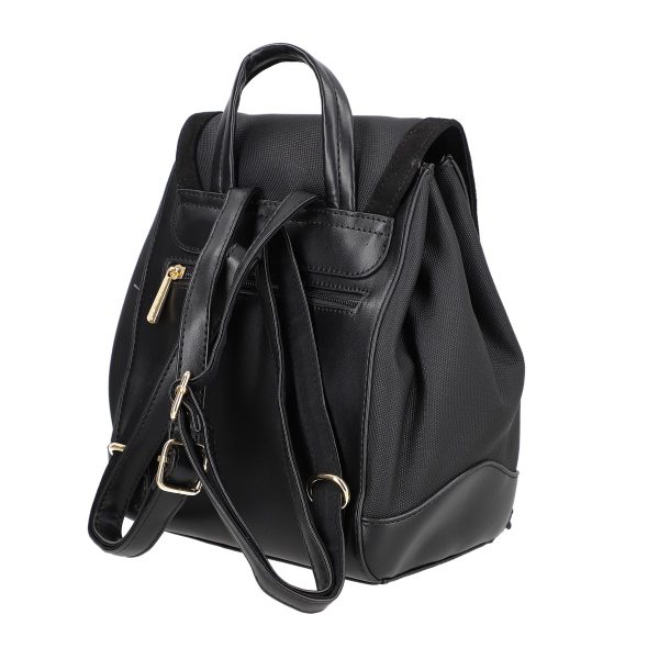 Rucsac femei cu închidere metalică tip sac negru David Jones BS6841RUDJ2208413 144