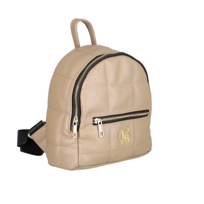 Rucsac mini femei din piele ecologică taupe Laura Biaggi BS319MG2208272