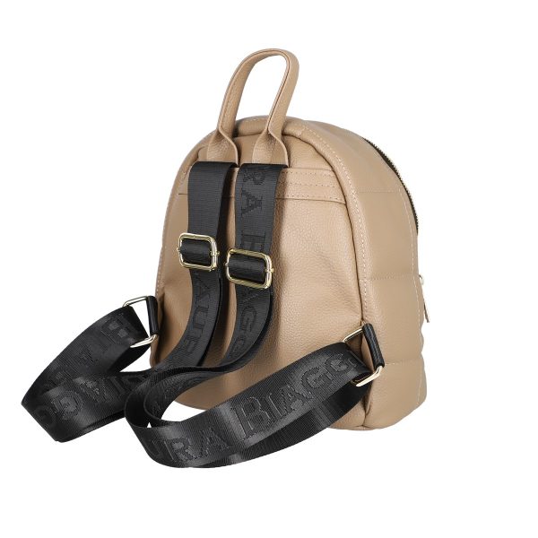 Rucsac mini femei din piele ecologică taupe Laura Biaggi BS319MG2208272 141