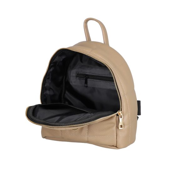 Rucsac mini femei din piele ecologică taupe Laura Biaggi BS319MG2208272 142