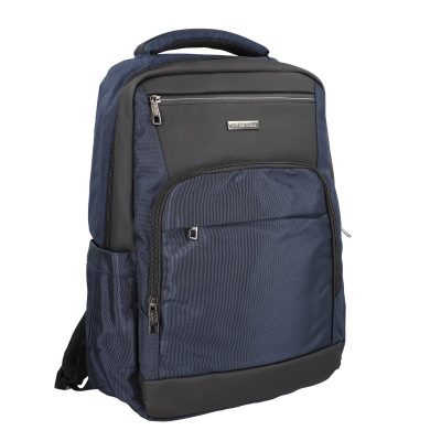 Rucsac transport laptop cu buzunare bărbați poliester bleumarin Coveri World BS5522CW2210117