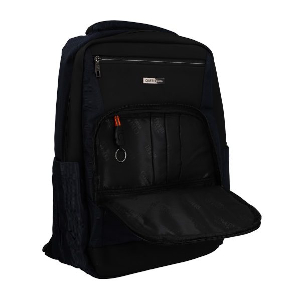 Rucsac transport laptop cu buzunare bărbați poliester bleumarin Coveri World BS5522CW2210117 143