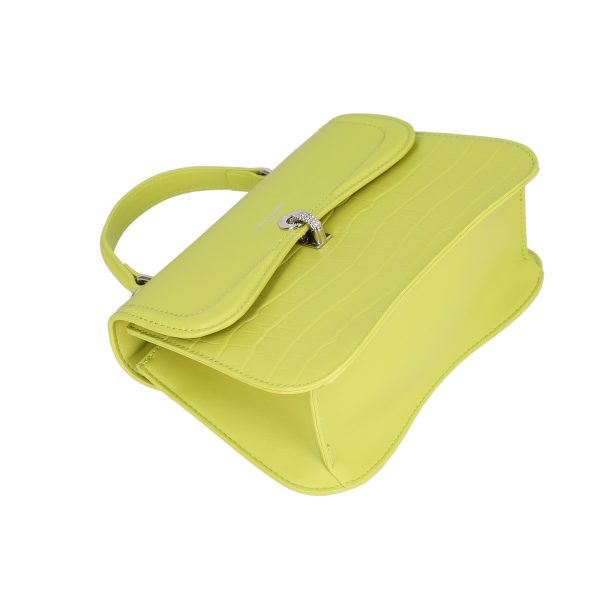 Geanta casual dama piele ecologica de mana verde lemon David Jones BS6624CA2301201 144