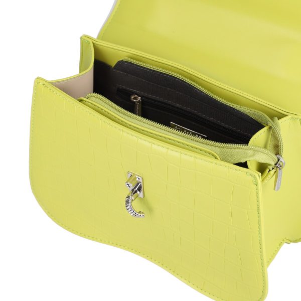 Geanta casual dama piele ecologica de mana verde lemon David Jones BS6624CA2301201 141