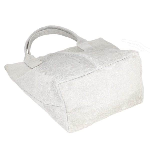 Geanta Gri Piele Naturala Shopper, Breloc cu Buzunar - Laura Biaggi BS0201SH2301006 143