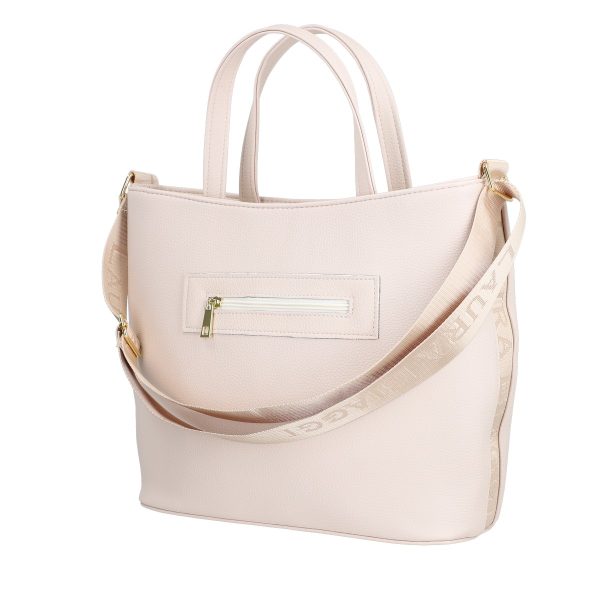 Geanta femei Shopper piele eco bej cu un compartiment Laura Biaggi BS1202G2301039 141