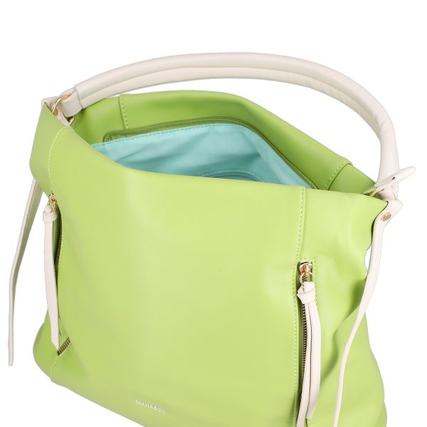 Geanta femei shopper piele ecologica verde cu doua compartimente DianaCO BS3314SH2301179 141