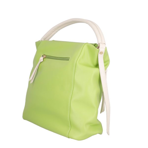 Geanta femei shopper piele ecologica verde cu doua compartimente DianaCO BS3314SH2301179 142