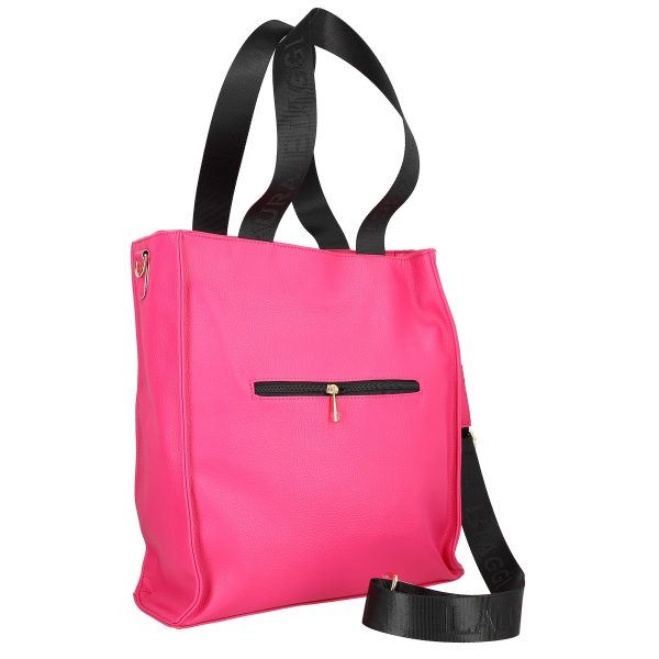 Geanta Shopper Roz de Dama din Piele Eco cu Buzunare si Bretea - Laura Biaggi BS2038SH2301044 145