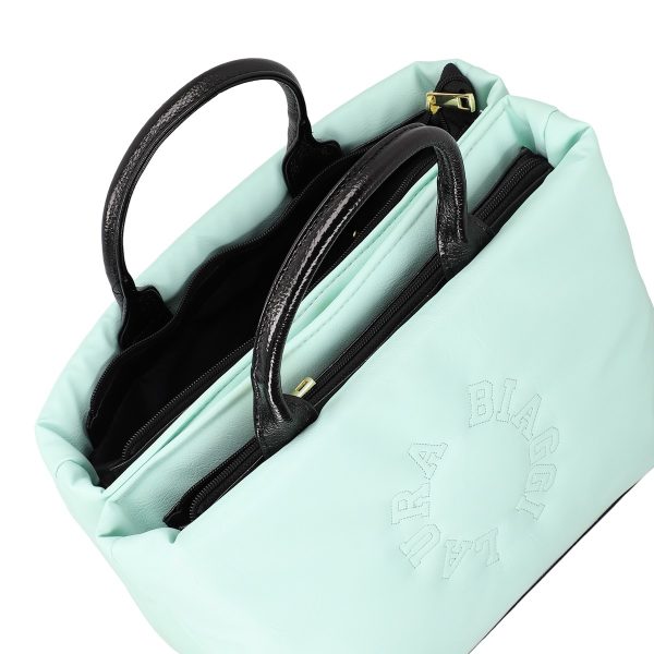 Geanta Verde Fistic Shopper din Piele Eco cu Doua Compartimente - Laura Biaggi BS1220G2301024 141