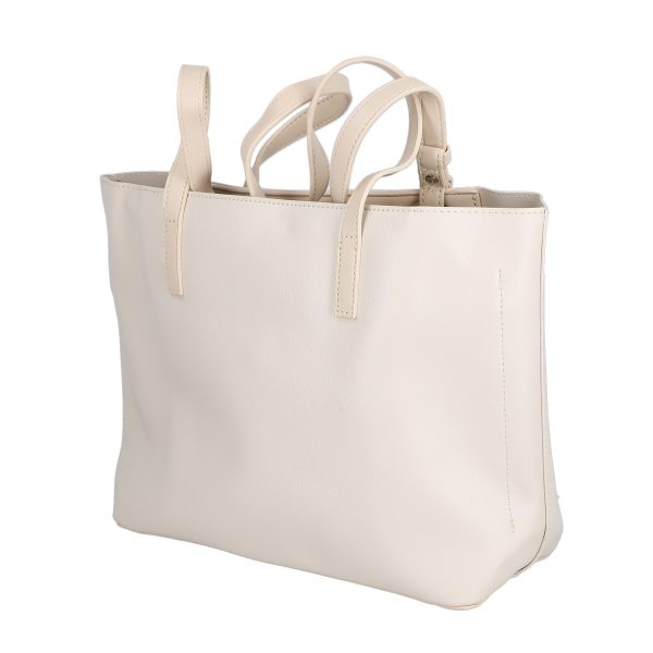 Geanta shopper piele eco crem de umar cu un compartiment David Jones BS6641CA2301146 142