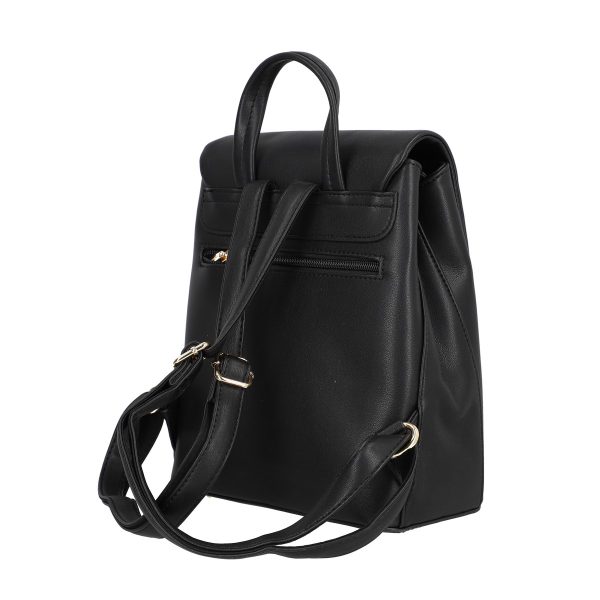 Rucsac dama piele ecologica negru doua compartimente David Jones BS6904RU2301124 141