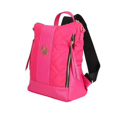 Rucsac dama casual piele ecologica fuchsia Laura Biaggi BS3175SH23012670