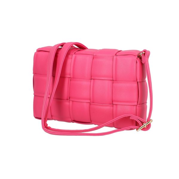 Poseta Fucsia Casual pentru Femei din Piele Eco Intretesuta cu 1 Compartiment - BS1004CA2303018 142