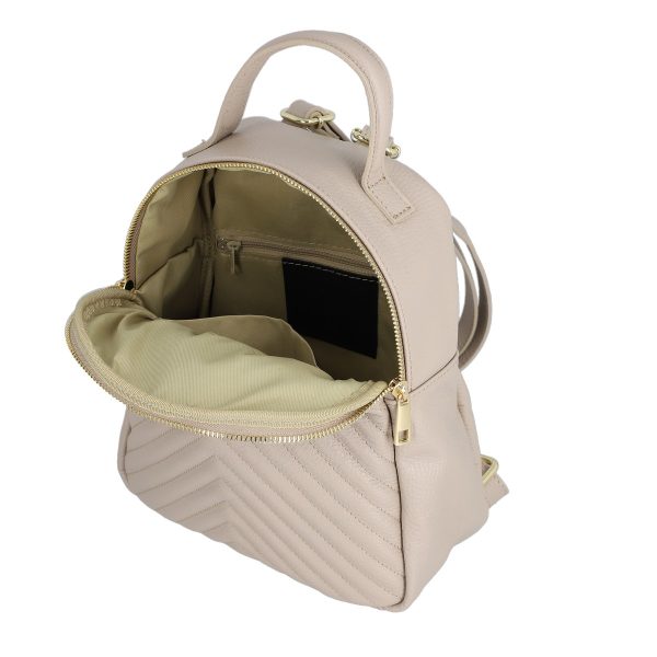 Rucsac Dama din Piele Naturala Bej cu 1 Compartiment - Laura Biaggi BS98129RU2303006 141