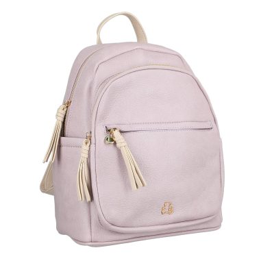 Rucsac dama piele ecologica mov cu doua compartimente Lulu Castagnette BS2311RU2302018