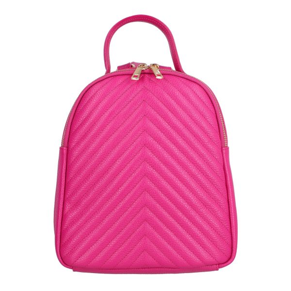 Rucsac Piele Roz Naturala Dama cu 1 Compartiment - Laura Biaggi BS98129RU2303009 145