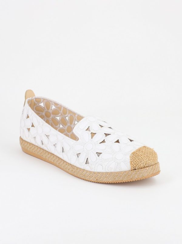 Espadrile Dama - Espadrile dama alb - BS103BA2304180