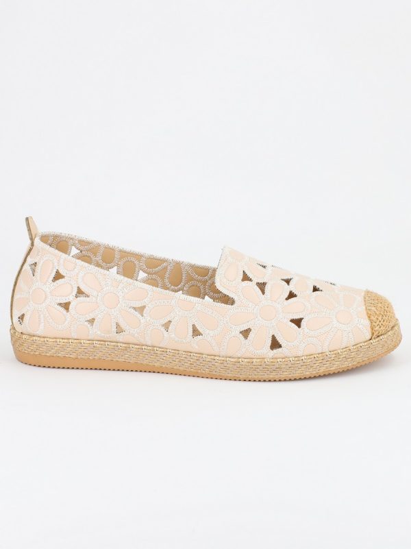 Espadrile dama floral bej - BS103BA2304181 142