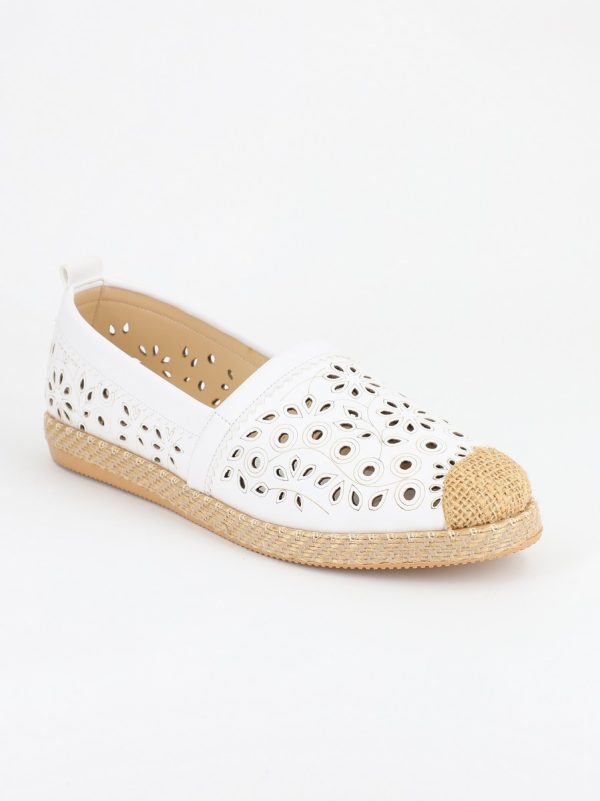 Espadrile Dama - Espadrile Dama Model Floral Portocaliu - BS105BA2304188