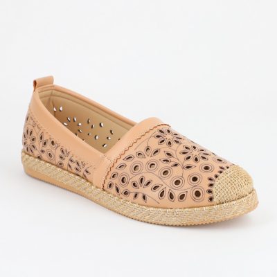 Espadrile Dama Model Floral Bej - BS105BA2304186