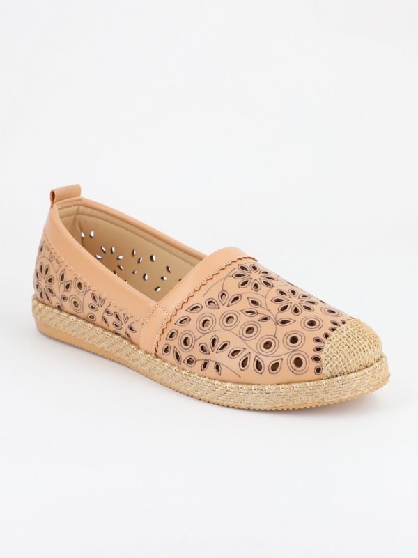 Espadrile Dama - Espadrile Dama Model Floral Bej - BS105BA2304186