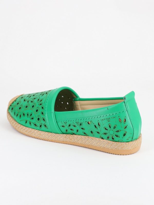 Espadrile Dama Model Floral Verde - BS105BA2304190 144