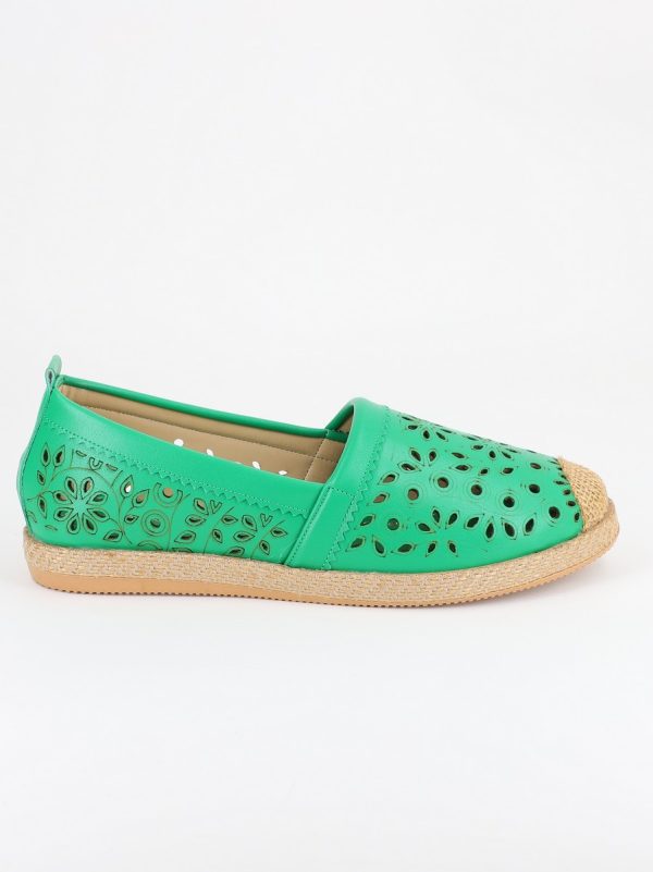 Espadrile Dama Model Floral Verde - BS105BA2304190 146