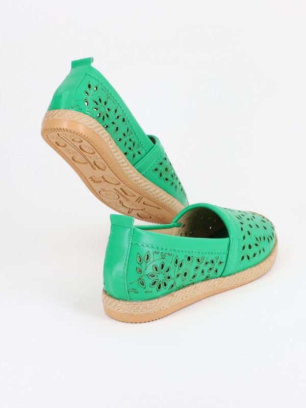 Espadrile Dama Model Floral Verde - BS105BA2304190 147