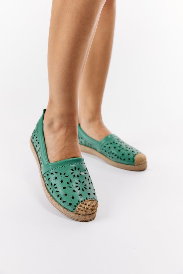 Espadrile Dama Model Floral Verde - BS105BA2304190 141