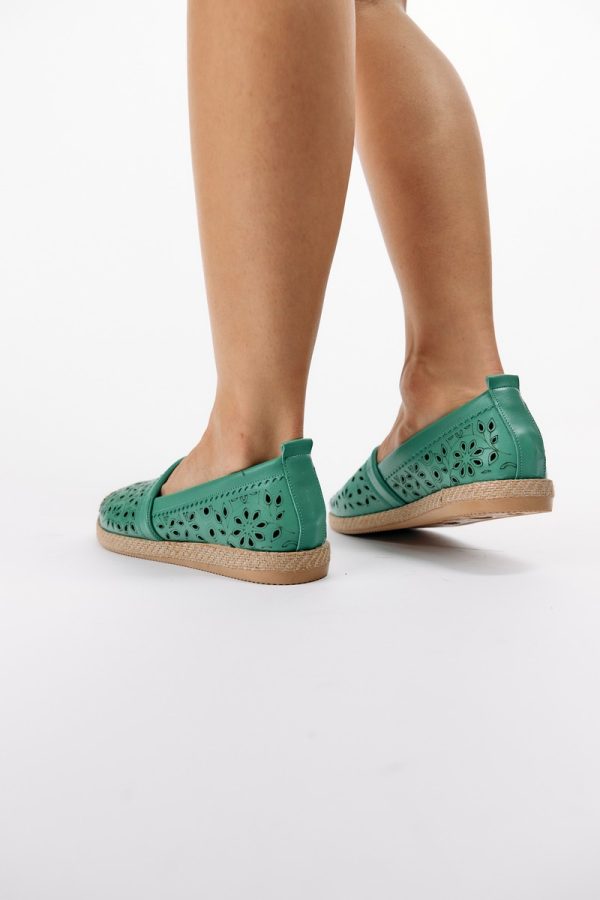 Espadrile Dama Model Floral Verde - BS105BA2304190 143