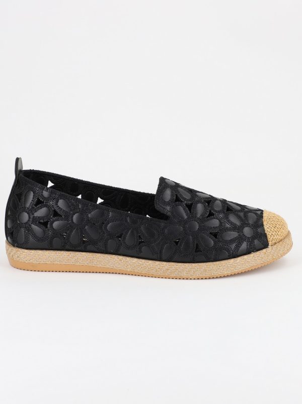 Espadrile dama floral negru - BS103BA2304185 142