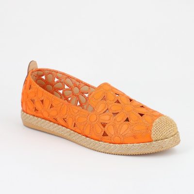 Espadrile dama floral portocaliu - BS103BA2304182