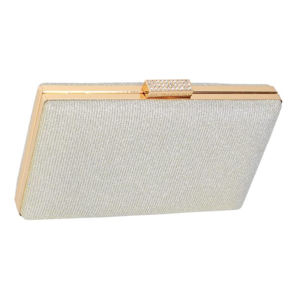 Geanta clutch cu lant auriu accesorii cristale BS5831LK2305236 142