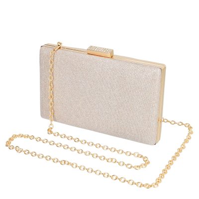 Geanta clutch cu lant piersica accesorii cristale BS5831LK2305233