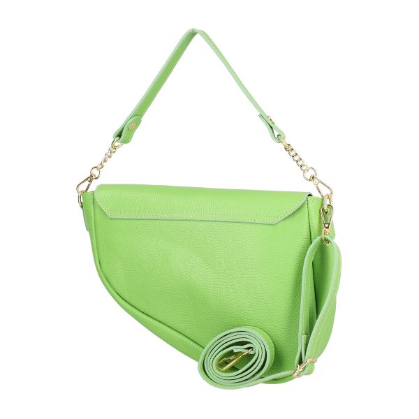 Geanta Dama Piele verde-lemon Casual de Umar cu Un Compartiment (Piele Naturala) - Laura Biaggi BS4509poN009 143