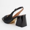 Pantofi Dama cu Toc Gros Negru BS740AY2304106 6