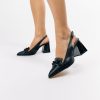 Pantofi Dama cu Toc Gros Negru BS740AY2304106 3