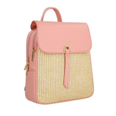 Rucsac Dama Piele Ecologica Roz David Jones (BS6933RU2306006)