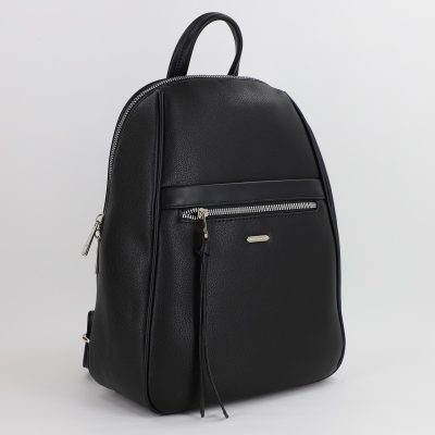 Rucsac Dama Piele Ecologică Negru David Jones (BS6597CM2307149)