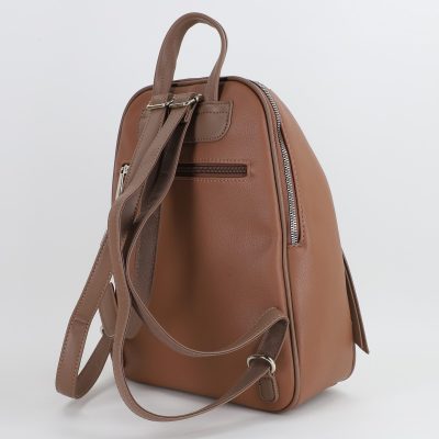 Rucsac Dama Piele Ecologică Taupe David Jones (BS6597CM2307152)