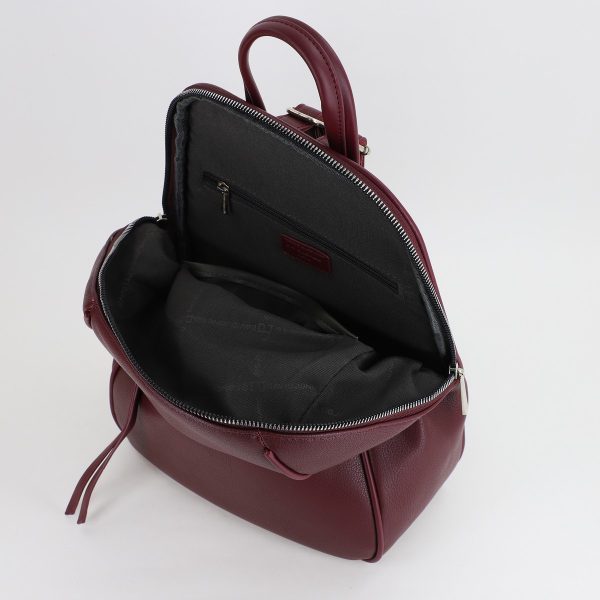 Rucsac Dama Piele Ecologică Visiniu David Jones (BS6597CM2307153) 143