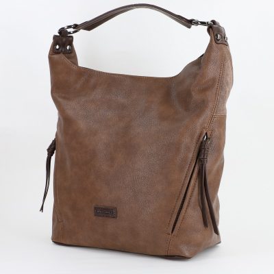 Geanta dama shopper piele ecologica Cafeniu David Jones BS6560CM2307321