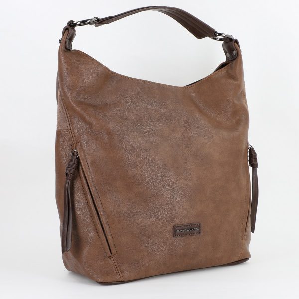 Genti Dama - Geanta dama shopper piele ecologica Cafeniu David Jones BS6560CM2307321