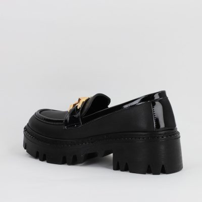 Mocasini Dama tapla groasa elemente design Negru (BS02000AY2308172)