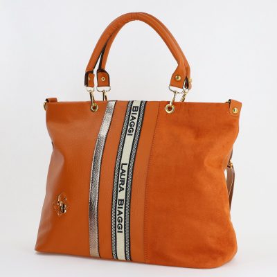 Geanta Dama Shopper Piele Ecologica Maro Bretea de Umar Laura Biaggi BS225SH23090353